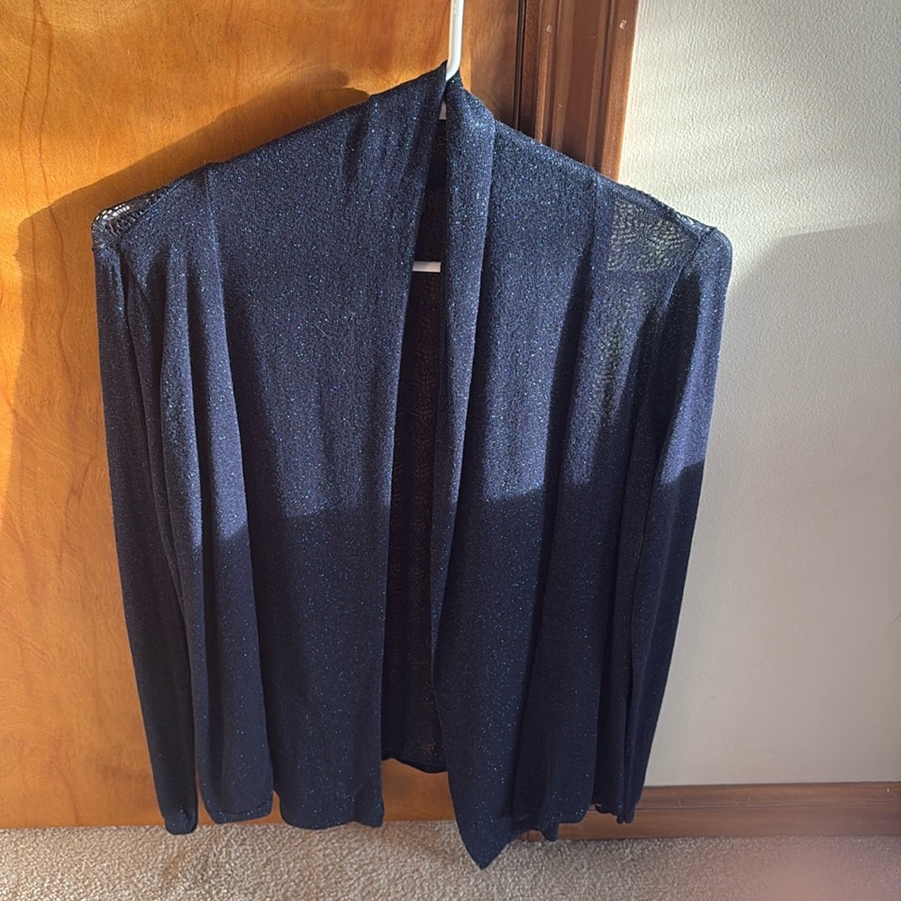 The limited sparkling blue cardigan Vintage - Picture 2 of 3